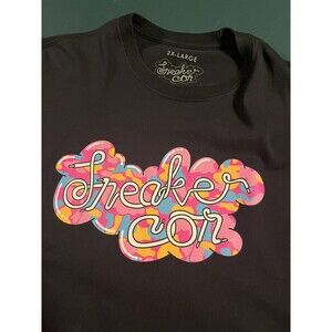 RARE SneakerCon Convention OFFICIAL Short Sleeve T-Shirt 2XL Rodman Head Shoes